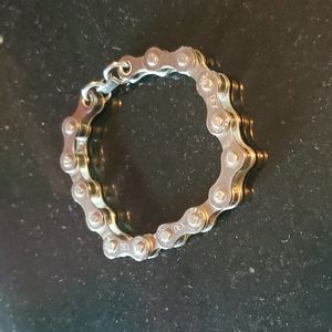 Biker chain bracelet